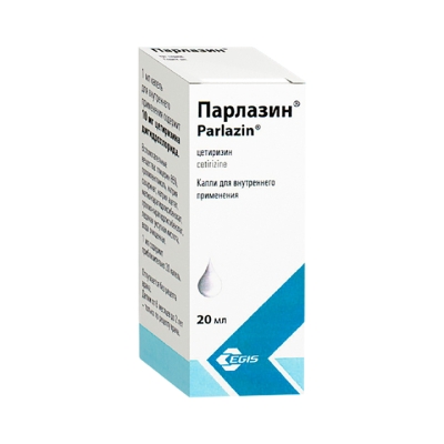 Парлазин 10 мг/мл капли для приема внутрь 20 мл флакон 1 шт