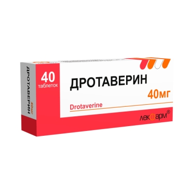 Дротаверин 40 мг таблетки 40 шт