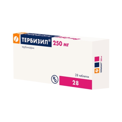 Тербизил 250 мг таблетки 28 шт