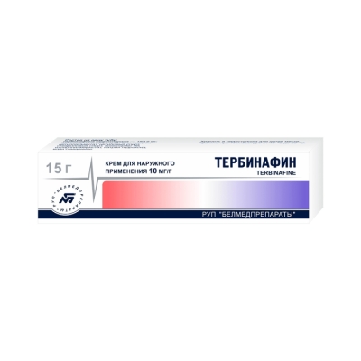 Тербинафин 10 мг/г крем для наружного применения 15 г туба 1 шт