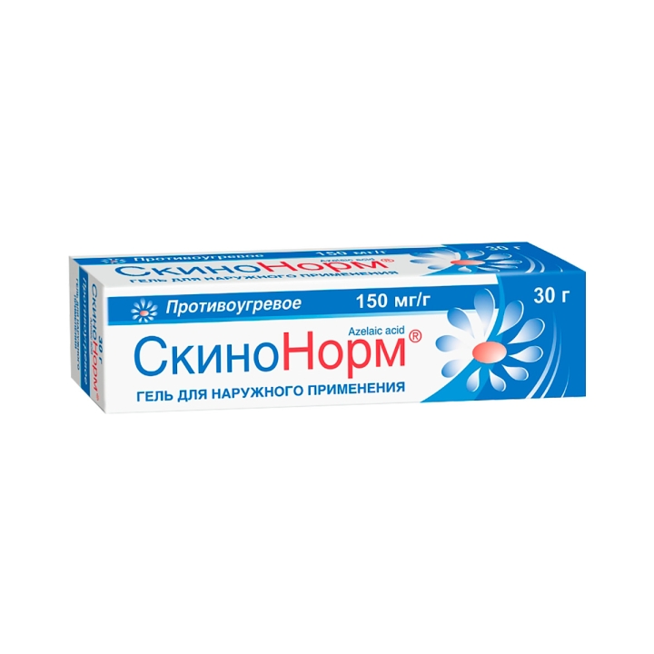Скинонорм 150 мг/г гель для наружного применения 30 г туба 1 шт