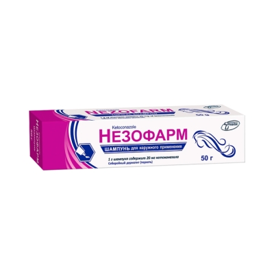 Незофарм 20 мг/г шампунь лекарственный 50 г туба 1 шт