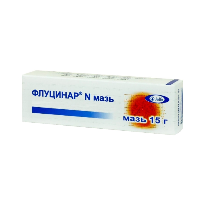 Флуцинар Н 0,25 мг+5 мг/г мазь для наружного применения 15 г туба 1 шт