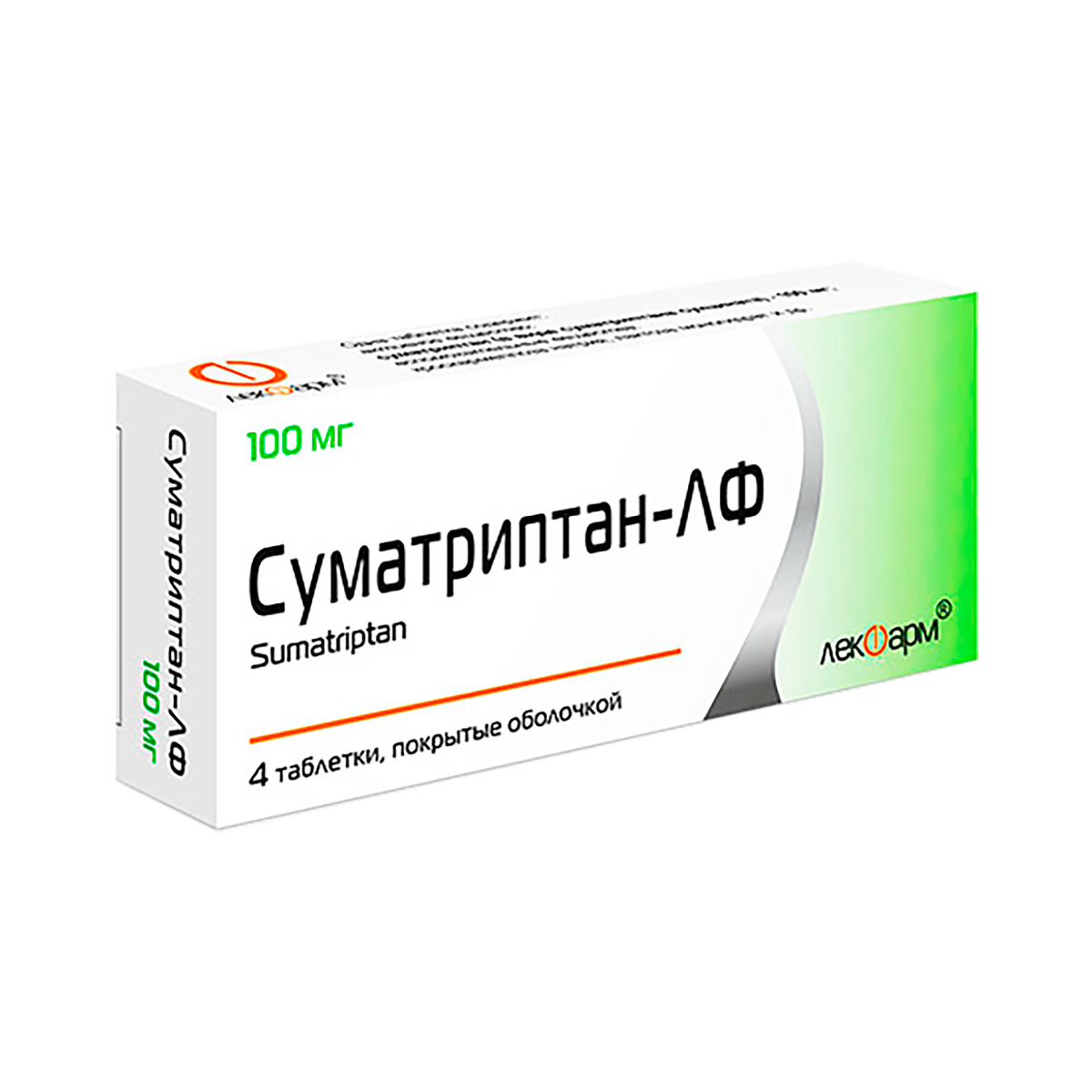 Суматриптан-ЛФ 100 мг таблетки покрытые оболочкой 4 шт