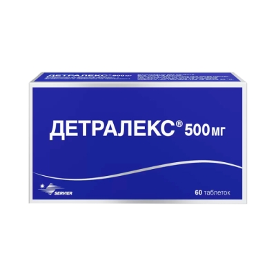 Детралекс 500 мг таблетки покрытые пленочной оболочкой 60 шт