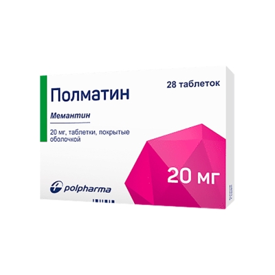 Полматин 20 мг таблетки покрытые оболочкой 28 шт