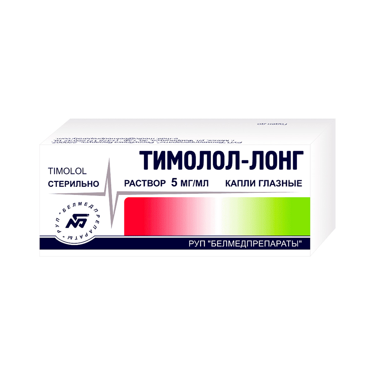 Тимолол-Лонг 5 мг/мл капли глазные 5 мл флакон-капельница 1 шт