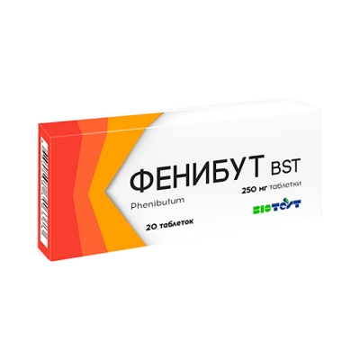 Фенибут BST 250 мг таблетки 20 шт