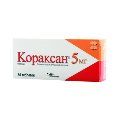 Кораксан 7,5 мг таблетки покрытые пленочной оболочкой 56 шт