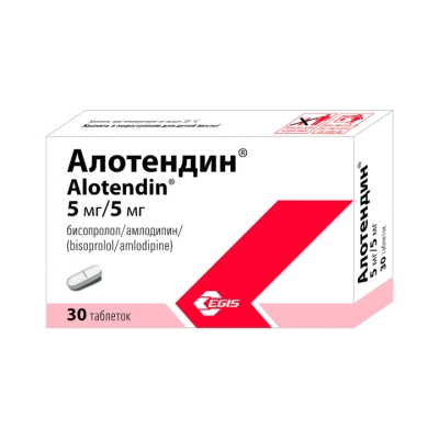 Алотендин 5 мг+5 мг таблетки 30 шт