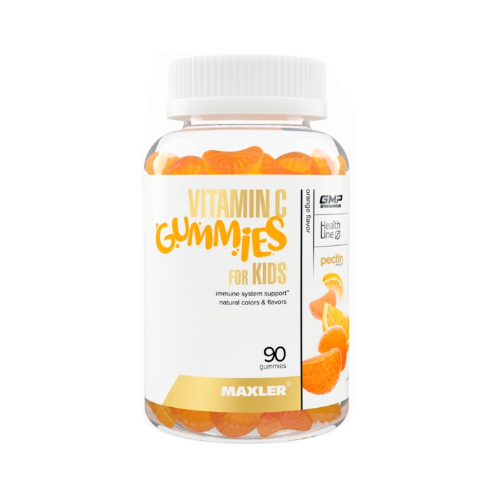 Витамин С Гаммиз Фор Кидс апельсин конфеты жевательные 2 г 90 шт Maxler