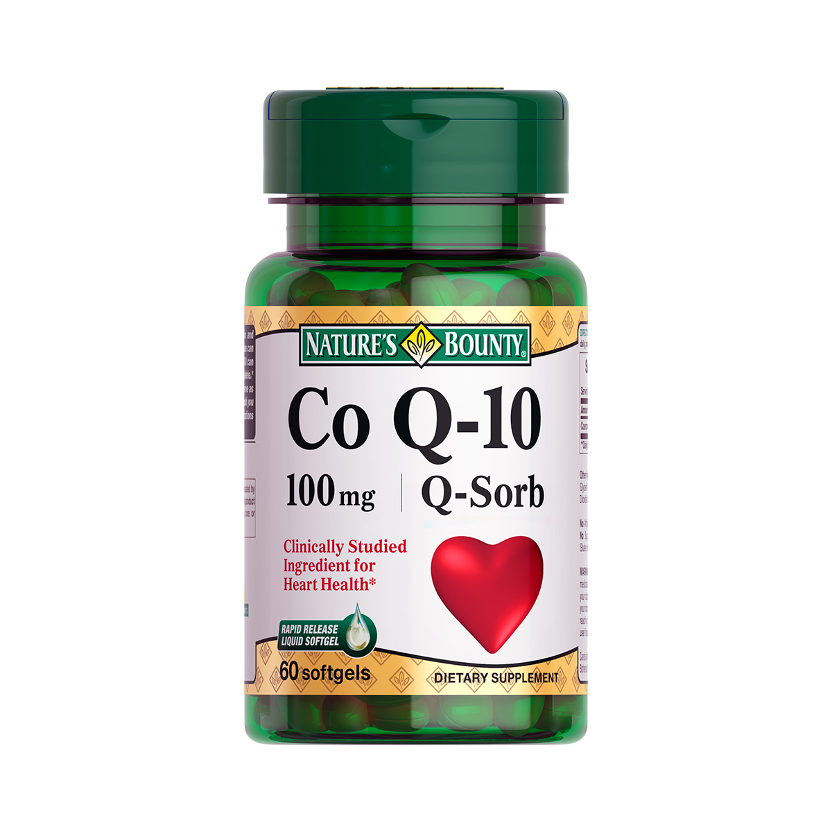 Коэнзим Q-10 100 мг капсулы 60 шт Naturе's Bounty