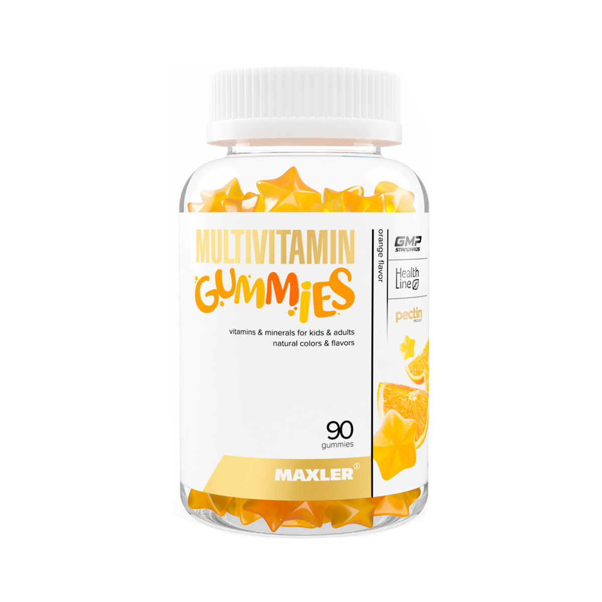 Мультивитамин Гаммиз апельсин конфеты жевательные 2 г 90 шт Maxler