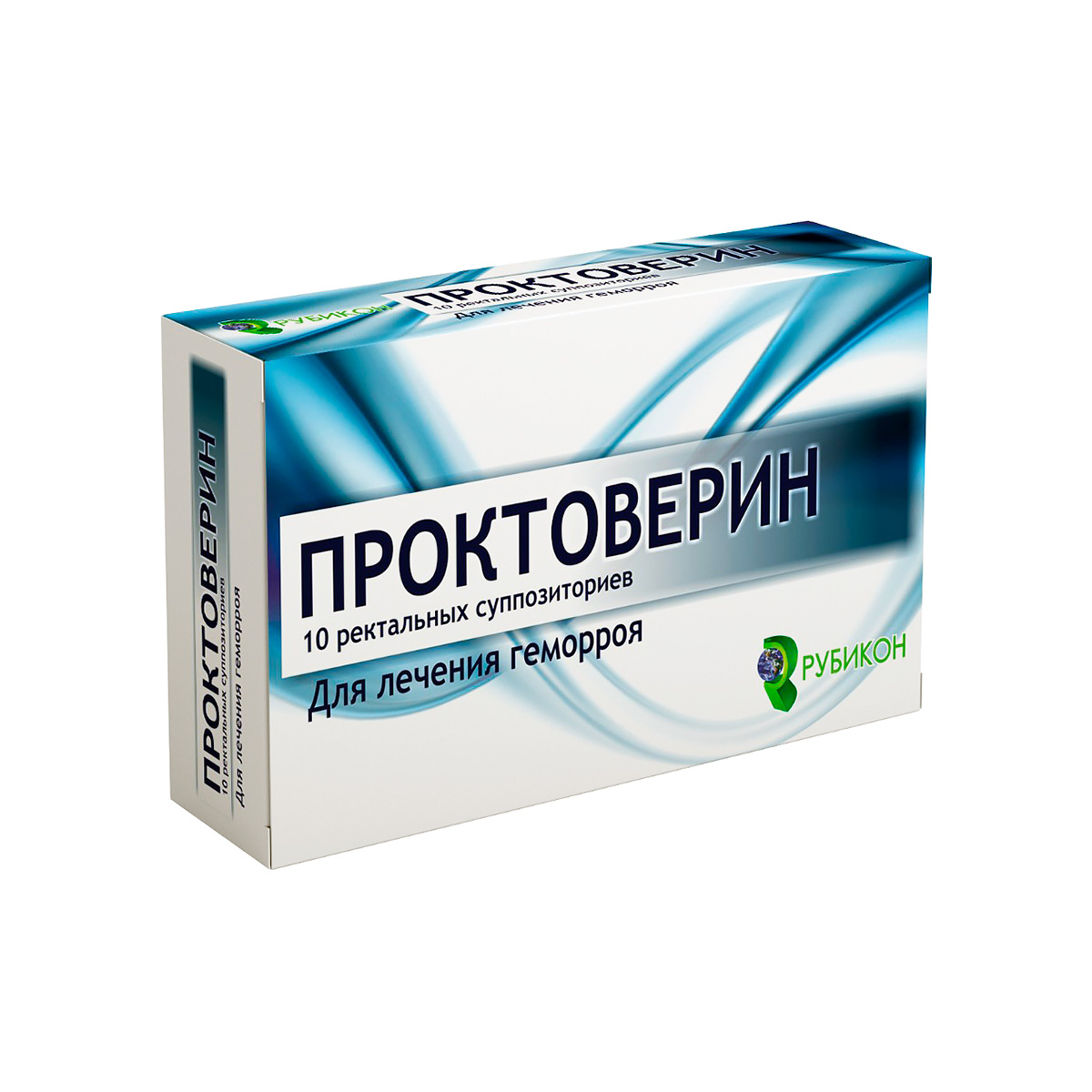Проктоверин суппозитории ректальные 10 шт
