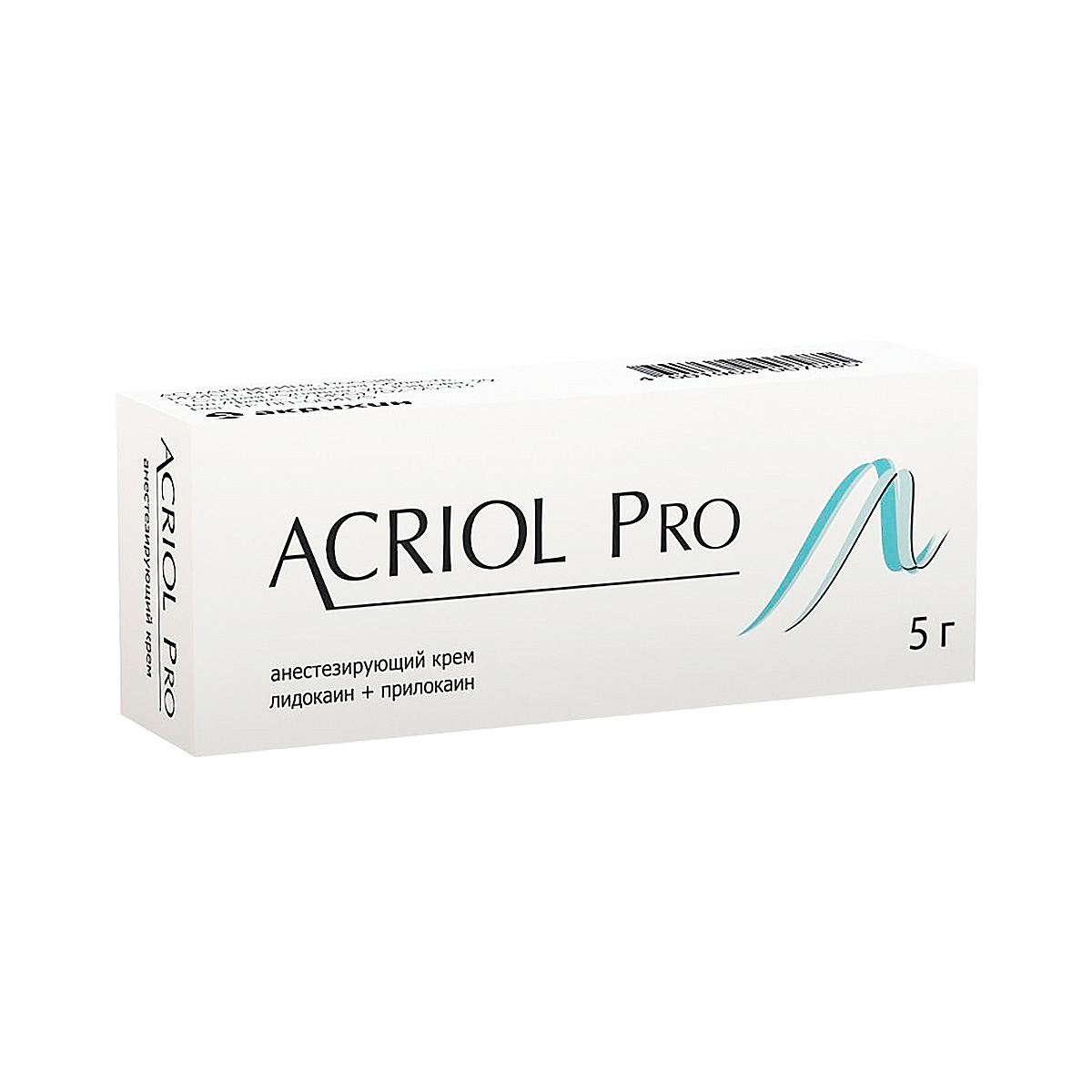 Акриол Про 2,5 %+2,5 % крем для местного и наружного применения 5 г туба 1 шт
