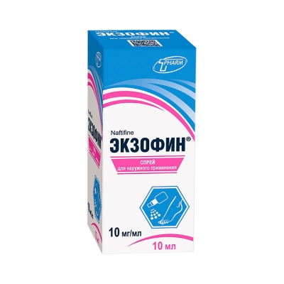 Экзофин 10 мг/мл спрей для наружного применения 10 мл флакон 1 шт