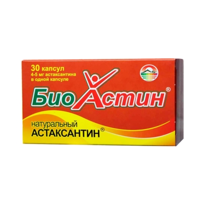 Биоастин натуральный астаксантин капсулы 500 мг 30 шт