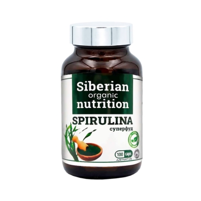 Спирулина капсулы 500 мг 100 шт Siberian Organic Nutrition