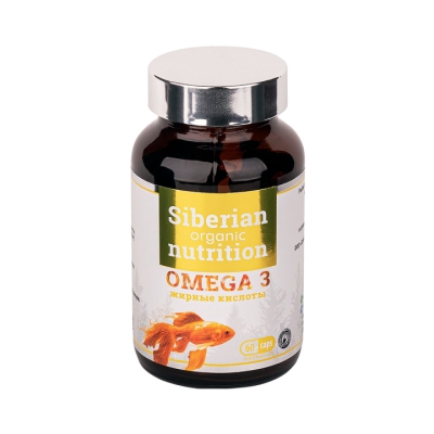 Рыбий жир Омега-3 капсулы 1000 мг 60 шт Siberian Organic Nutrition