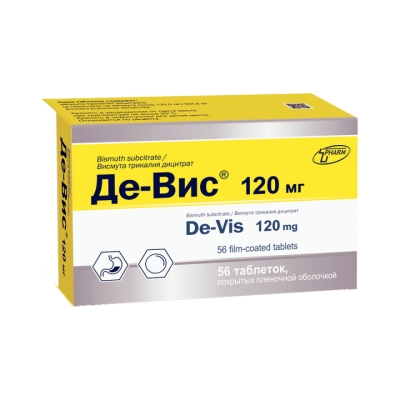 Де-Вис 120 мг таблетки покрытые пленочной оболочкой 56 шт