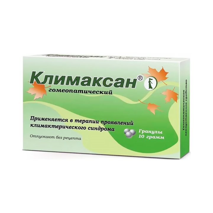 Климаксан гомеопатический гранулы гомеопатические 10 г пакет 1 шт