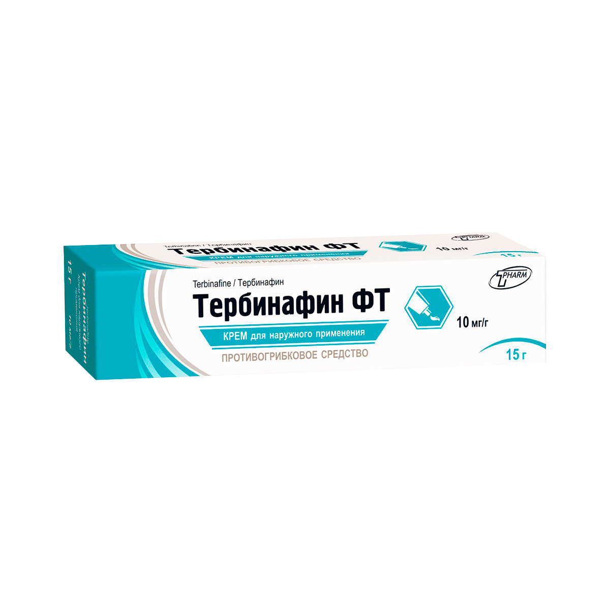 Тербинафин ФТ 10 мг/г крем для наружного применения 15 г туба 1 шт