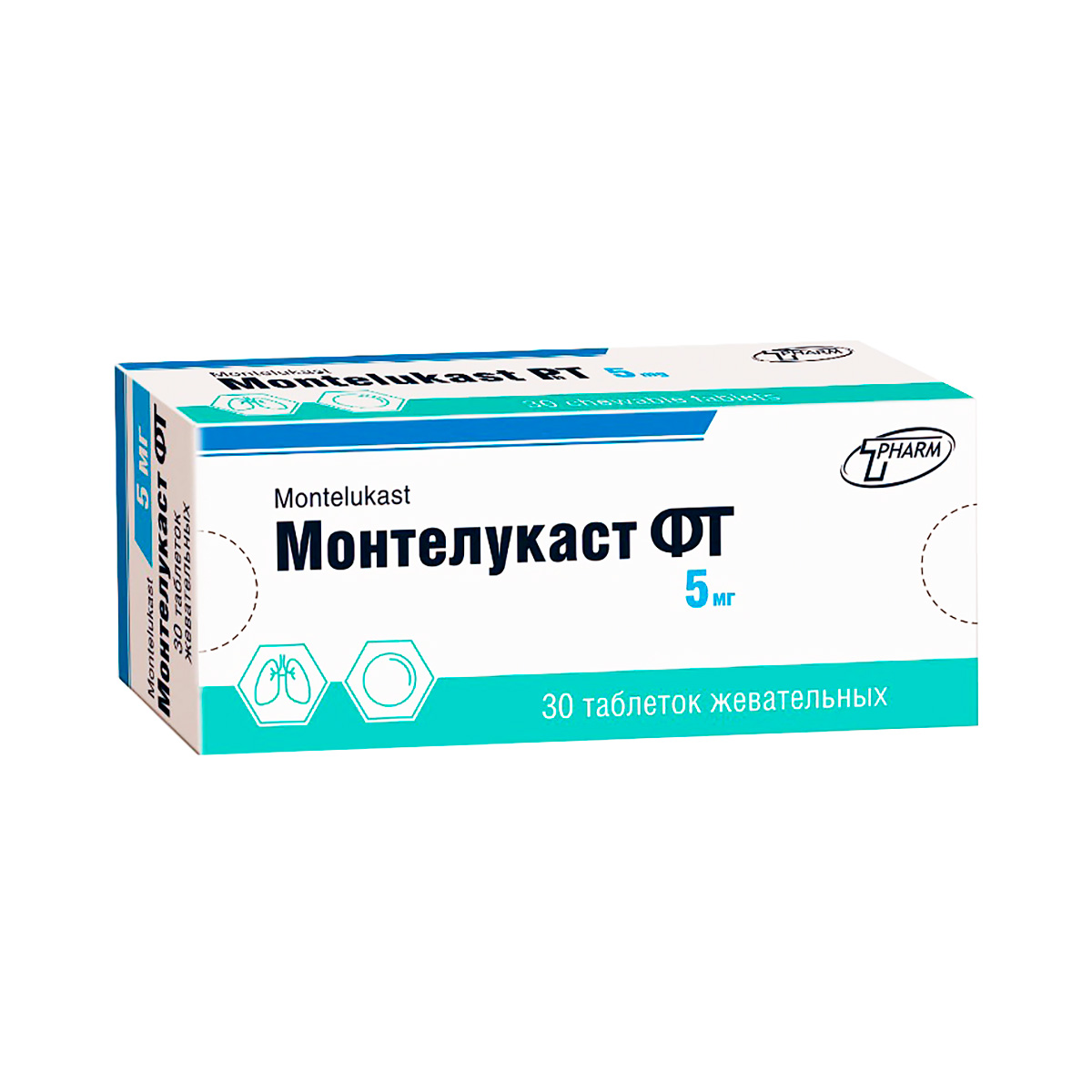 Монтелукаст ФТ 5 мг таблетки жевательные 30 шт