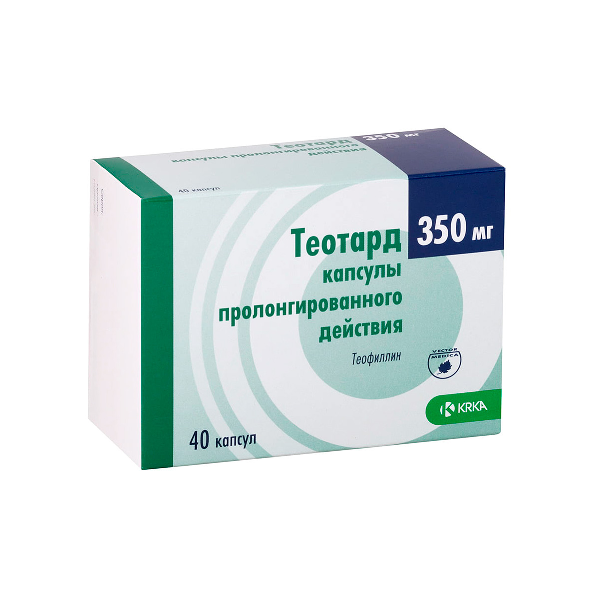 Теотард 350 мг капсулы с пролонгированным высвобождением 40 шт
