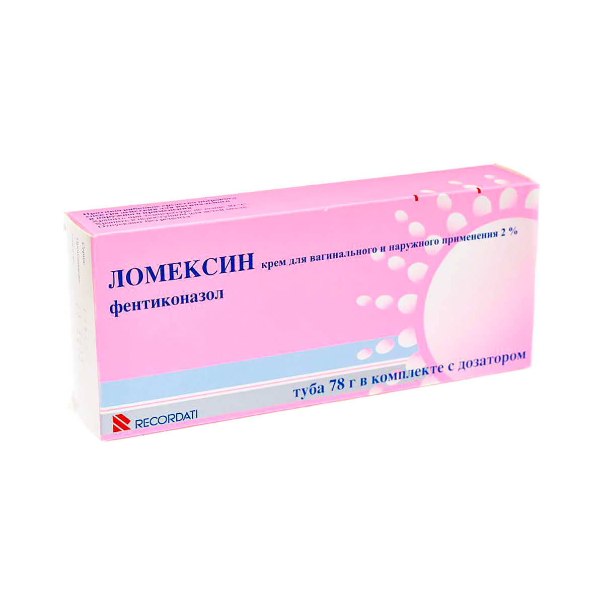 Ломексин 2 % крем для вагинального и наружного применения 78 г туба 1 шт