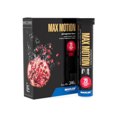 Макс Моушен гранат таблетки шипучие 4 г 20 шт Maxler