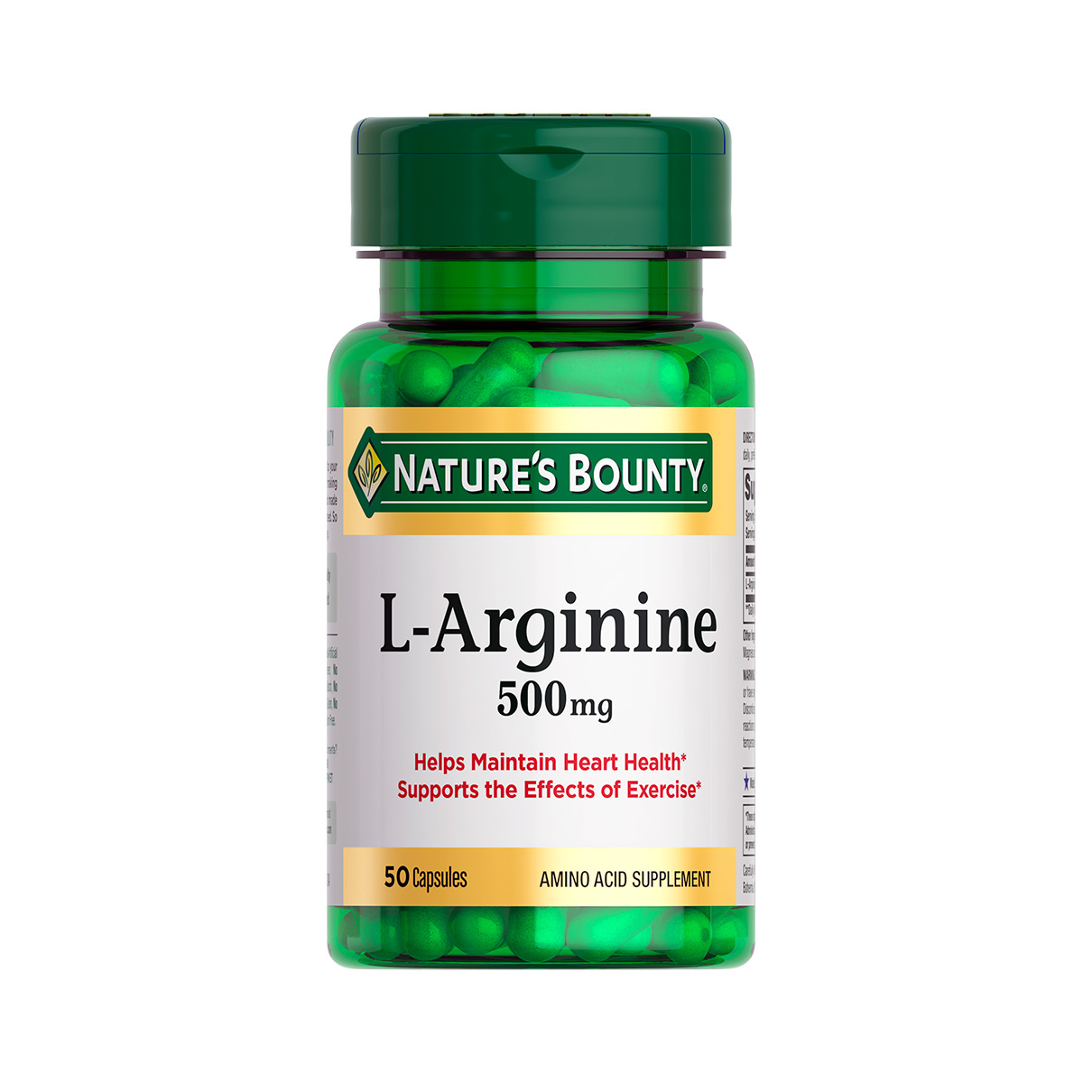 L-Аргинин 500 мг капсулы 50 шт Naturе's Bounty