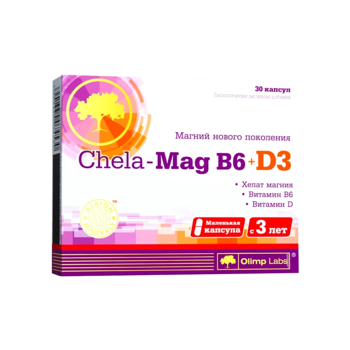 Хела-Маг B6+D3 капсулы 30 шт Olimp Labs