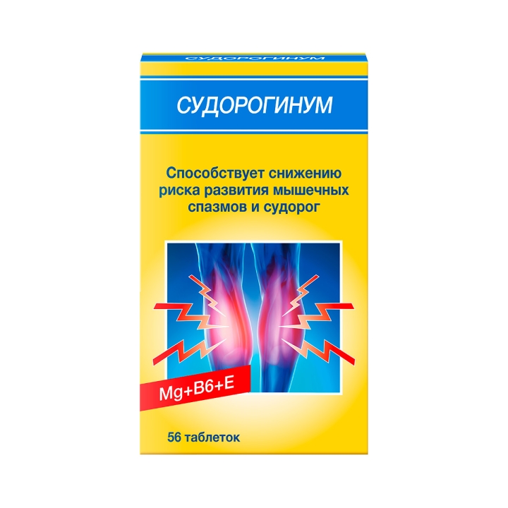 Судорогинум таблетки 550 мг 56 шт Доктор Тайсс