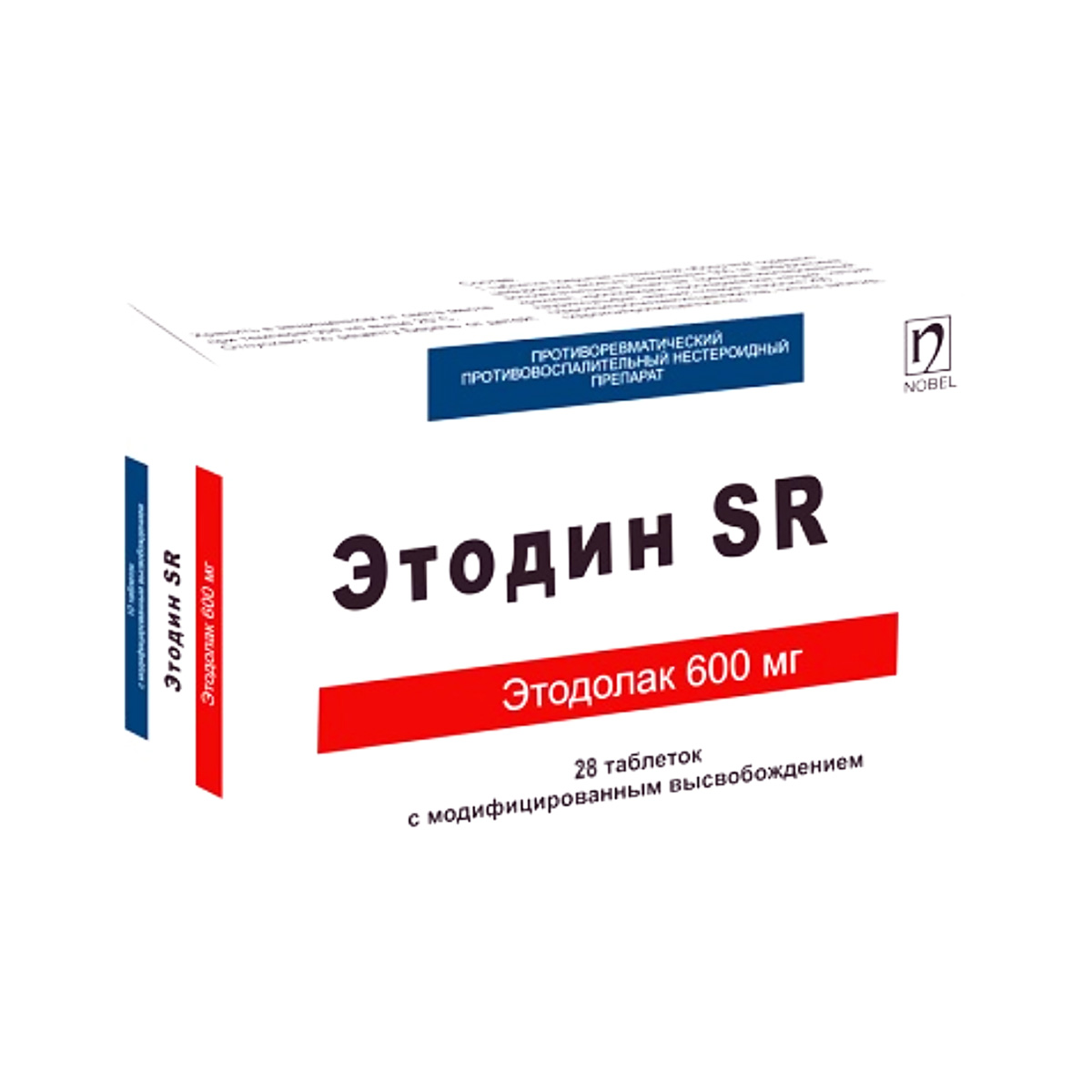 Этодин SR 600 мг таблетки с модифицированным высвобождением 28 шт