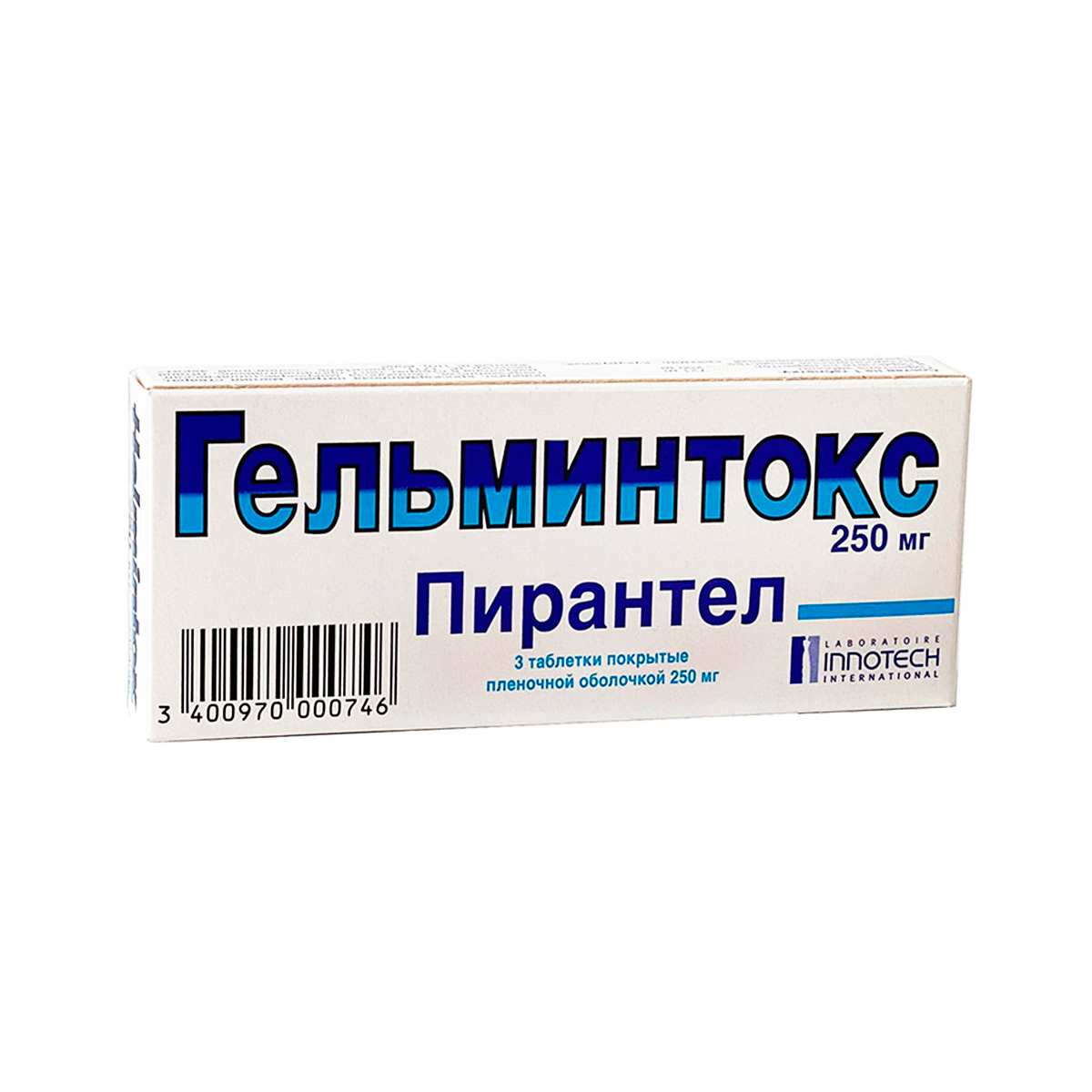 Гельминтокс 250 мг таблетки покрытые пленочной оболочкой 3 шт