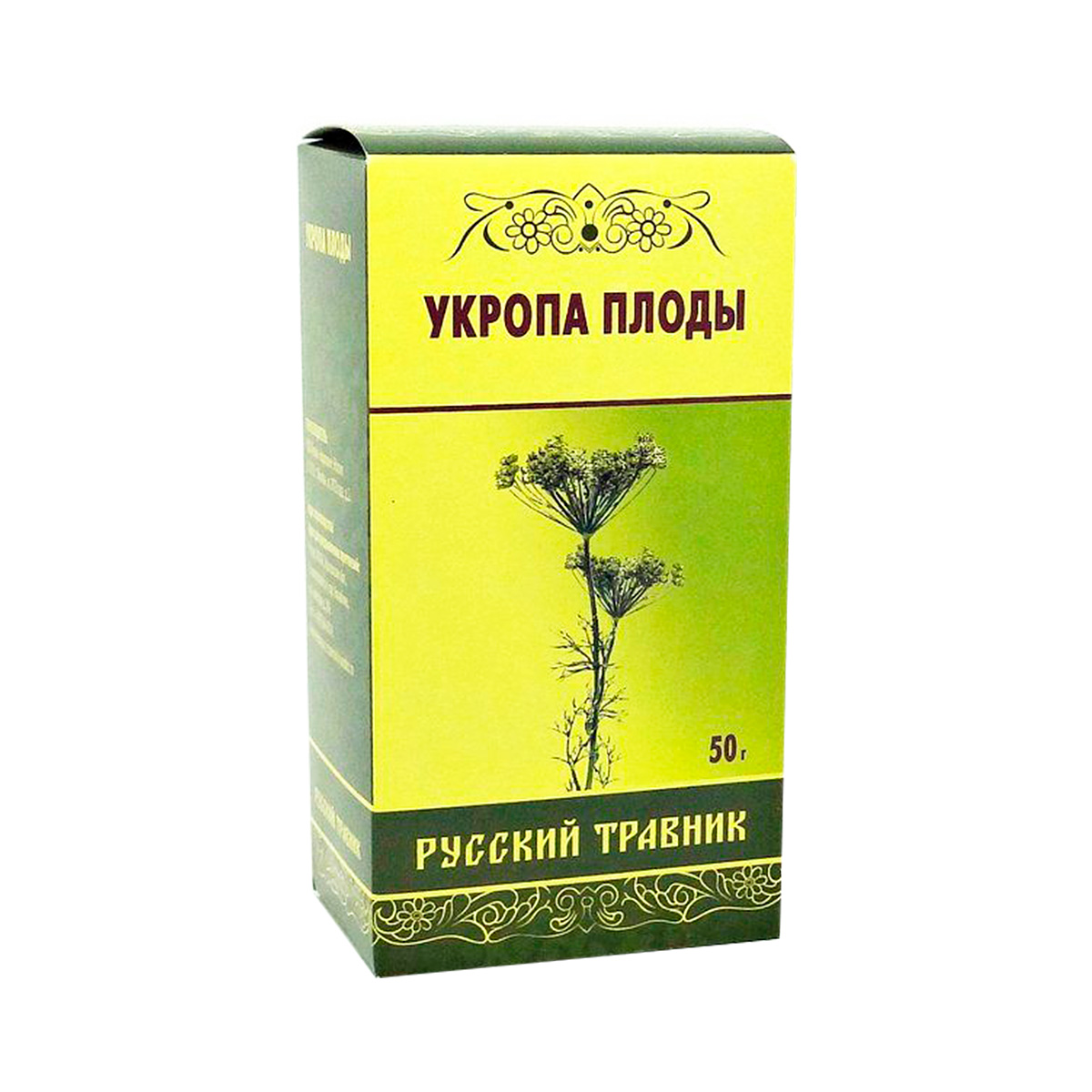 Укропа плоды серии Русский травник 50 г пачка 1 шт Здоровье Health