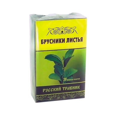 Брусники листья серии Русский травник 1,5 г фильтр-пакет 20 шт Здоровье Health