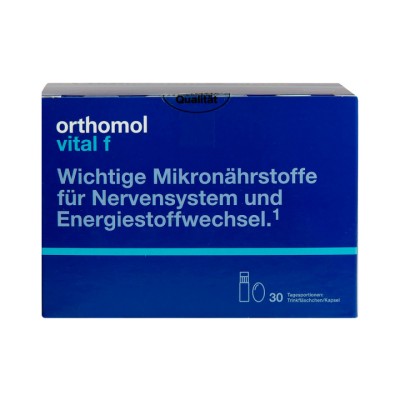 Ортомоль Витал Ф жидкий капсулы 800 мг и жидкость 20 мл флакон 30 доз Orthomol