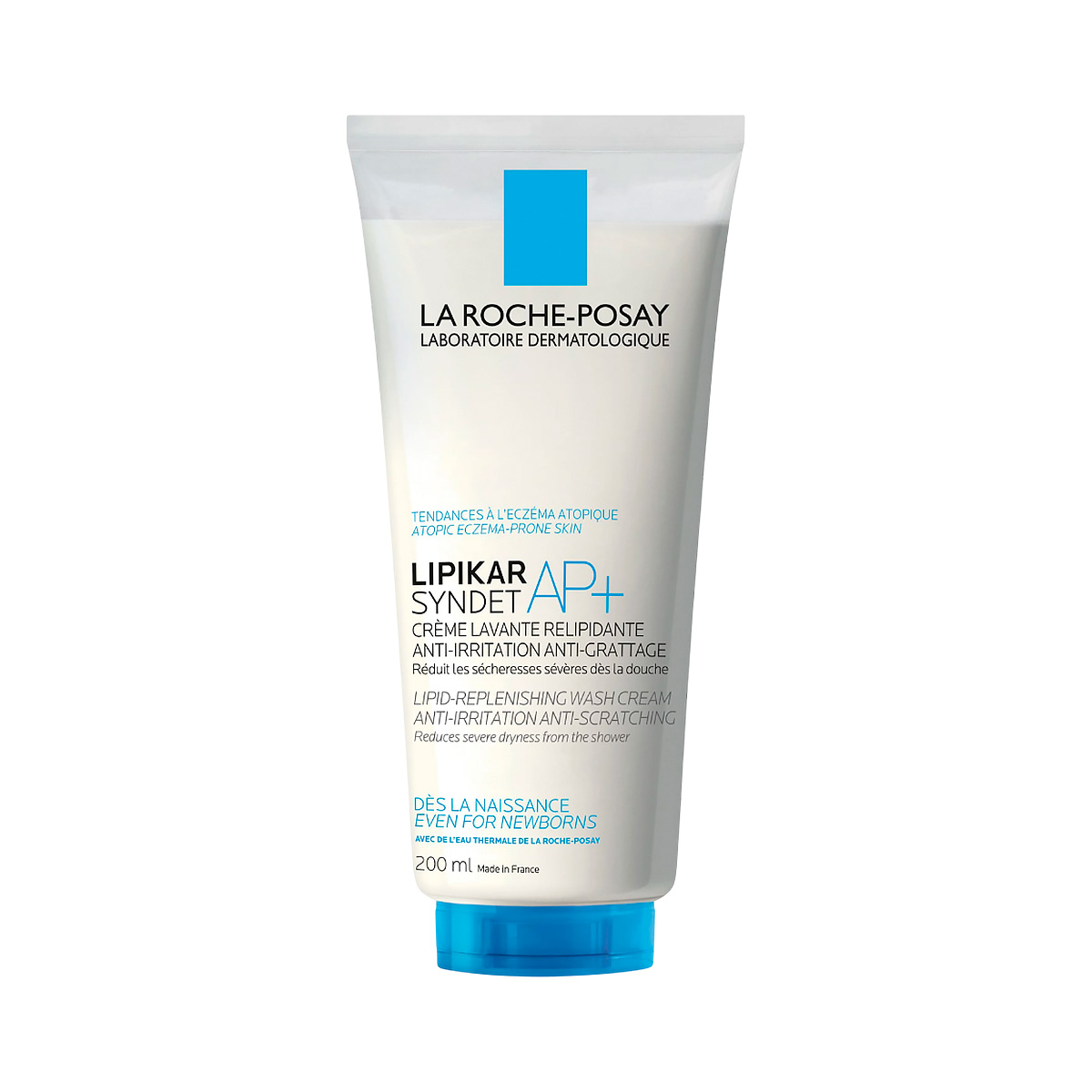 La Roche-Posay Lipikar Syndet AP+ липидовосстанавливающий очищающий крем-гель для лица и тела младенцев, детей и взрослых 200 мл 1 шт