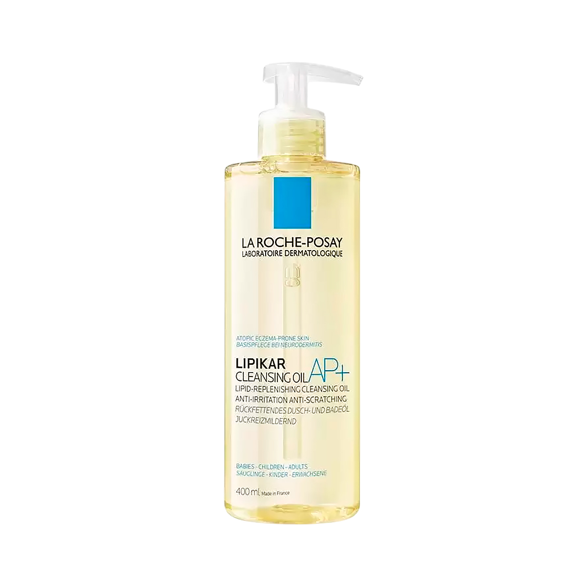 La Roche-Posay Lipikar Oil AP+ липидовосполняющее смягчающее масло для ванны и душа для детей и взрослых 400 мл 1 шт