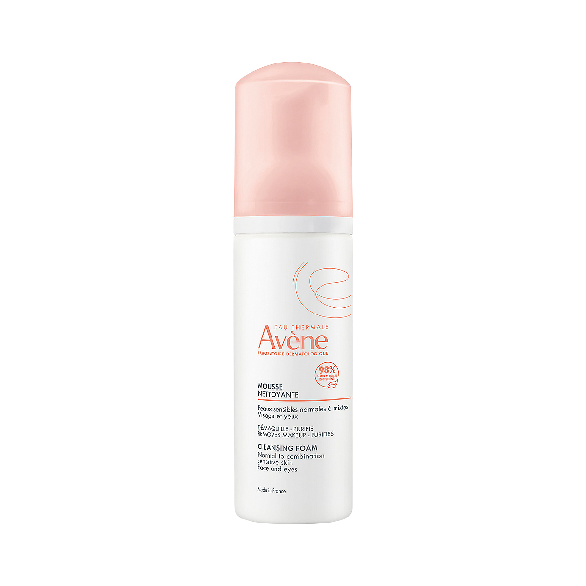 Avene очищающая пенка для снятия макияжа 150 мл 1 шт