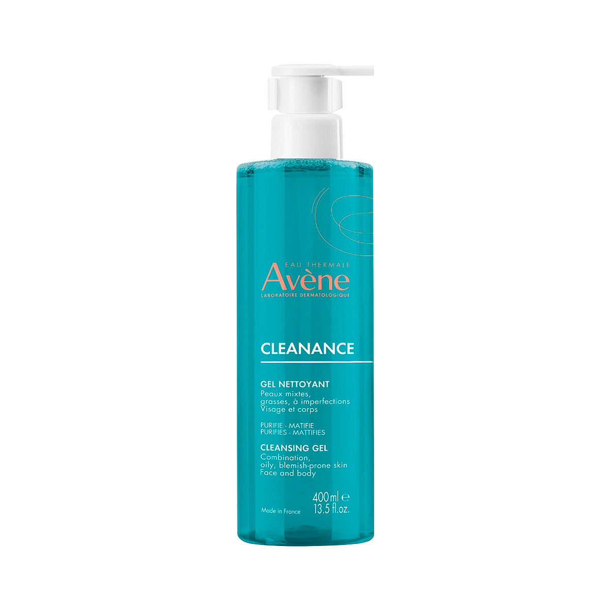 Avene Cleanance очищающий матирующий гель 400 мл 1 шт