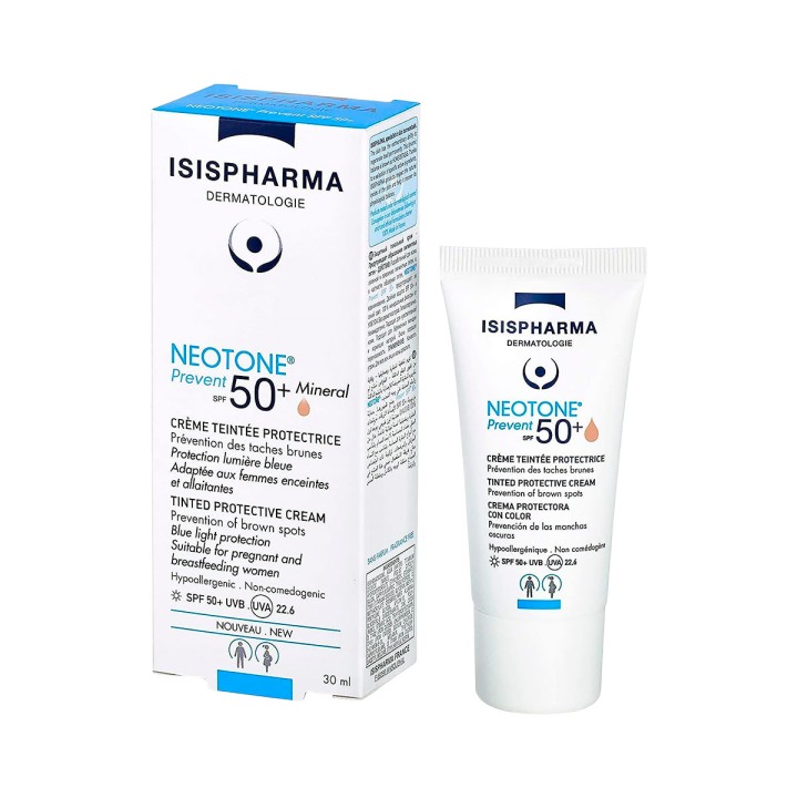 IsisPharma Neotone Prevent SPF 50+ тонирующий защитный крем от пигментных пятен 30 мл 1 шт