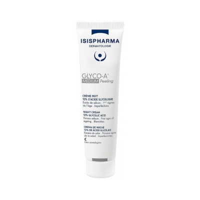 IsisPharma Glyco-A Medium Peeling ночной крем для пилинга с 12% гликолевой кислотой 30 мл 1 шт