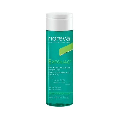 Noreva Exfoliac мягкий очищающий гель для лица и тела 200 мл 1 шт