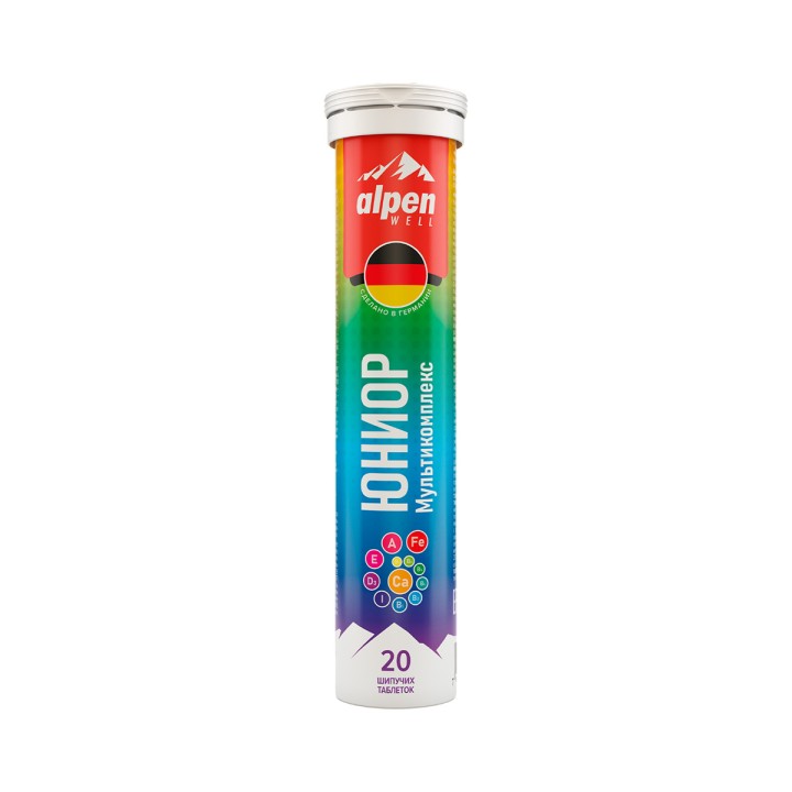 Мультикомплекс Юниор таблетки шипучие 4,1 г 20 шт Alpen Well