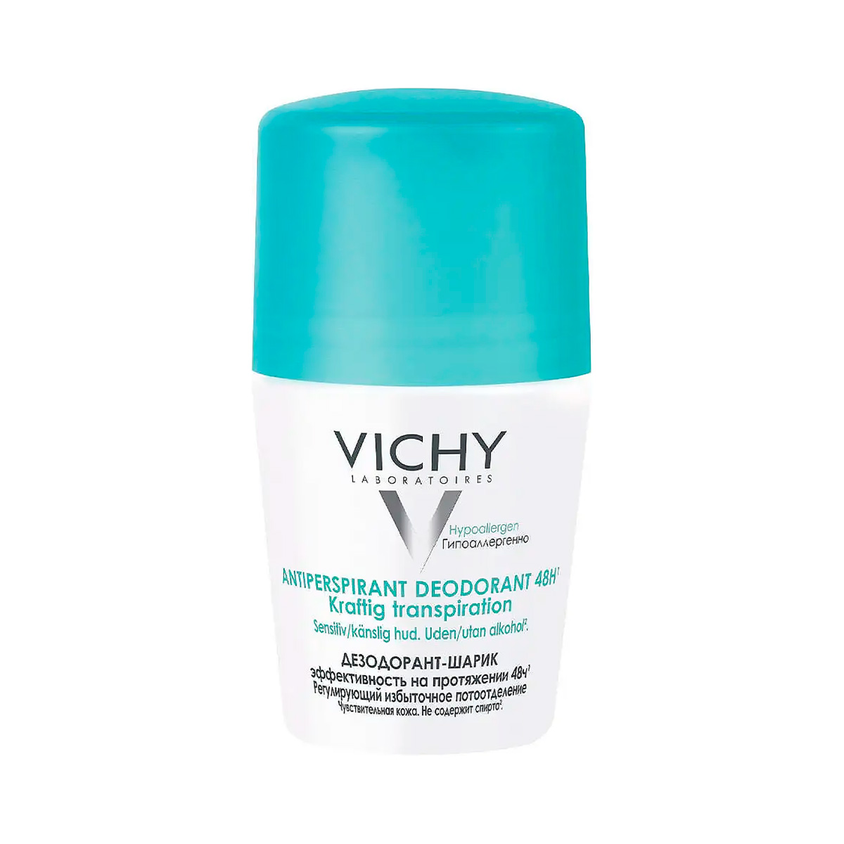 Vichy 48 ч шариковый дезодорант-антиперспирант регулирующий избыточное потоотделение 50 мл 1 шт