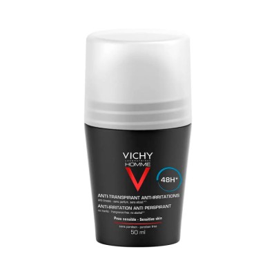 Vichy Homme 48 ч мужской шариковый дезодорант-антиперспирант для чувствительной кожи 50 мл 1 шт