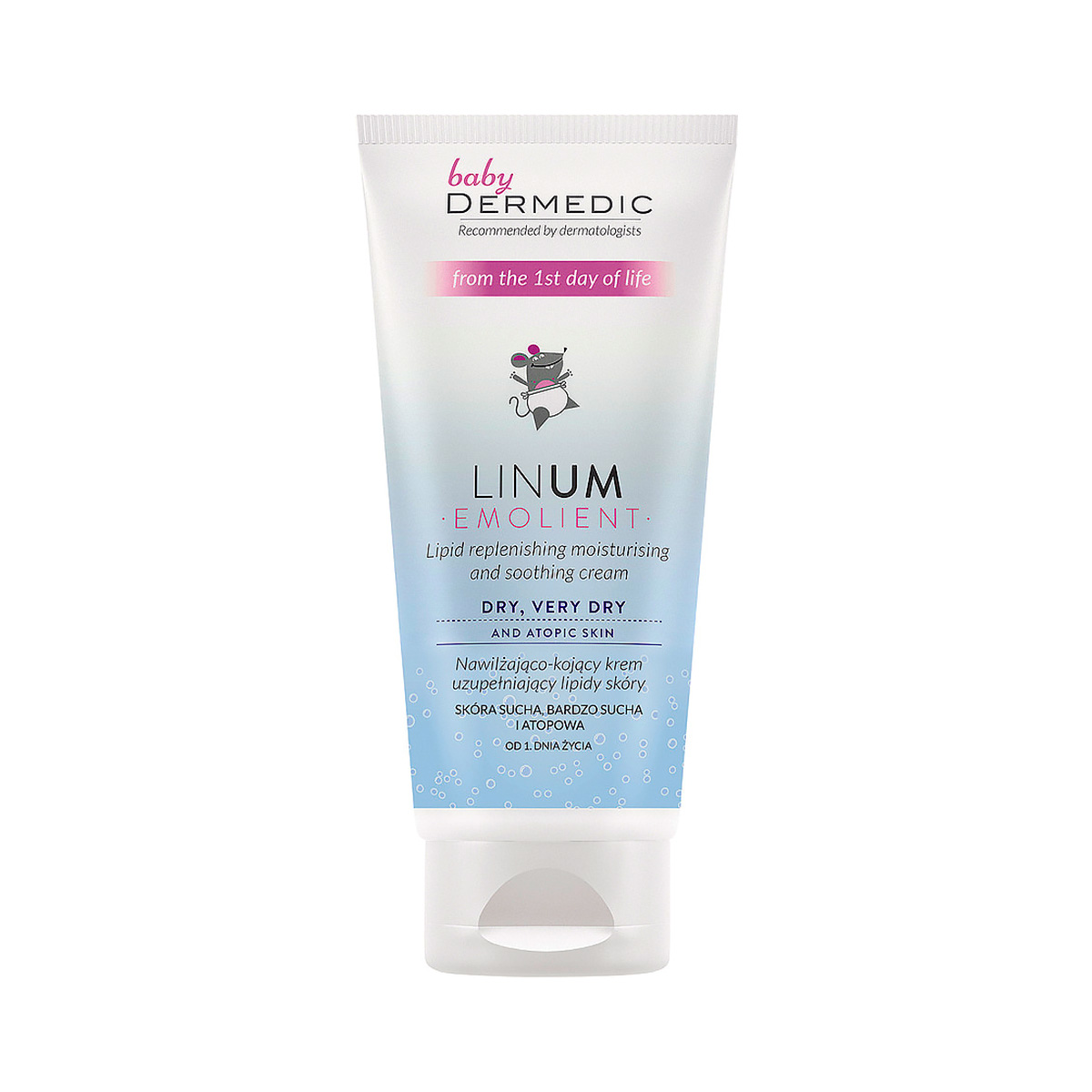 Dermedic Emolient Linum Baby увлажняюще-успокаивающий крем пополняющий недостаток липидов в коже 100 мл 1 шт