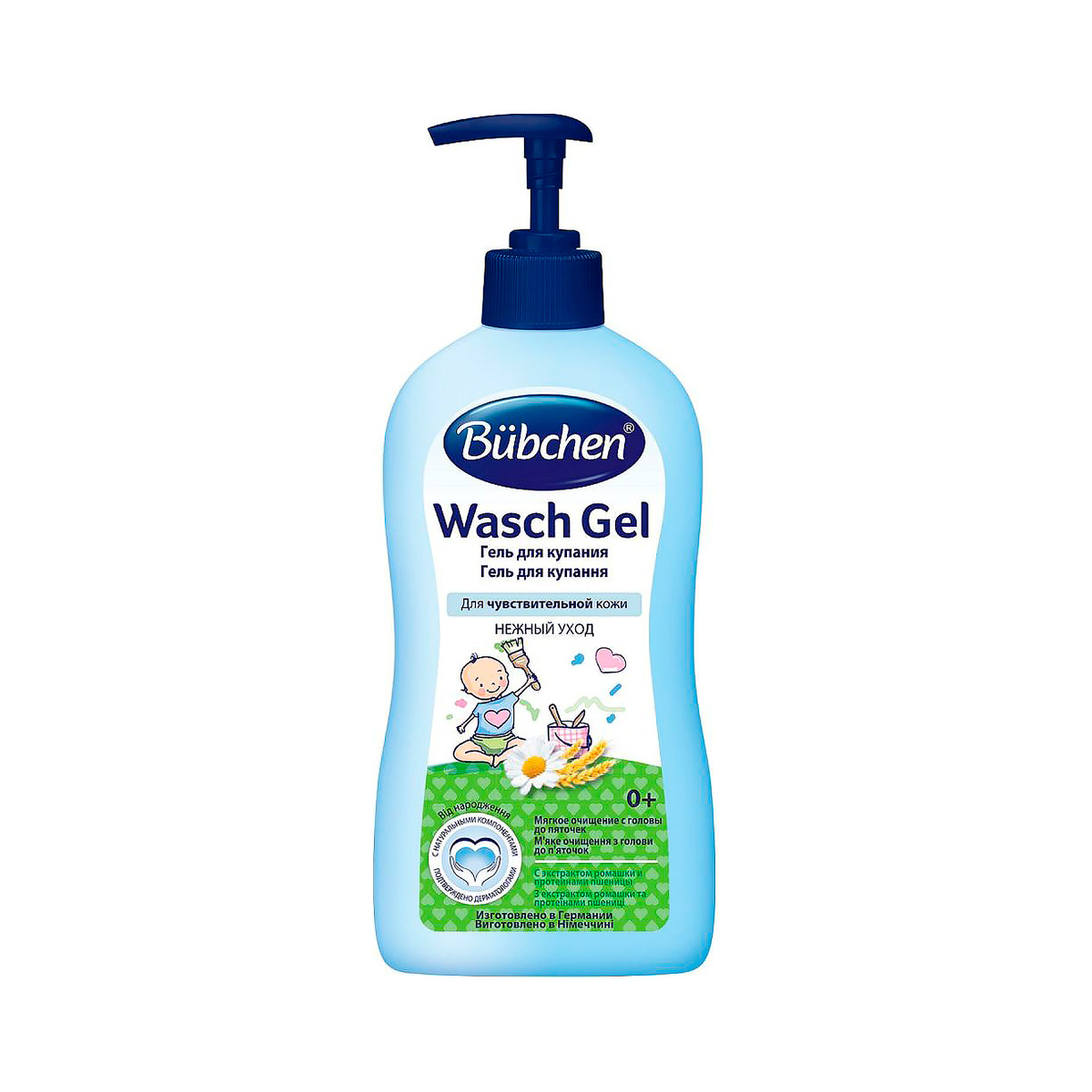 Bubchen Wasch Gel детский гель для купания 400 мл 1 шт